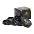 Gordon 4 Lay Aluminum Alloy Herb Grinder, Black 63 mm Smoker Grinder, Easy Clean Herb Grinders
